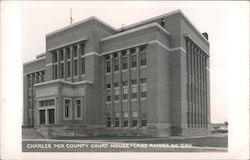 Charles Mix County Courthouse Postcard