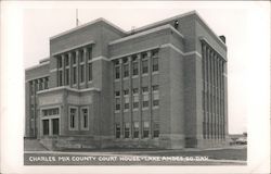 Charles Mix County Court House Lake Andes, SD Postcard Postcard Postcard