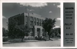 Haakon County Courthouse Postcard