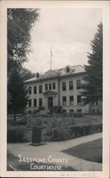 Saguache County Courthouse Postcard