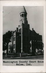 Washington County Court House Salem, IN Postcard Postcard Postcard