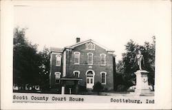 Scott County Court House Scottsburg, IN Postcard Postcard Postcard