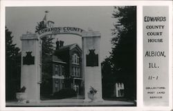 Edwards County Courthouse Postcard