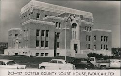 Cottle County Courthouse Postcard