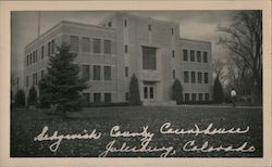 Sedgwick County Courthouse Julesburg, Colorado Postcard