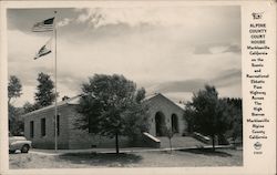 Alpine County Courthouse Postcard