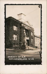 Hancock County Court House New Cumberland, WV Postcard Postcard Postcard