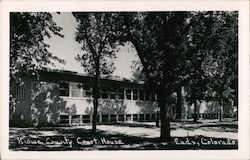 Kiowa County Court House Eads, CO Postcard Postcard Postcard