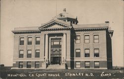 Mountrail County Courthouse Postcard