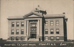 Mountrail County Court House Stanley, ND Postcard Postcard Postcard