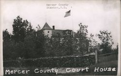 Mercer County Court House Stanton, ND Postcard