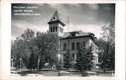 McLean County Court House Washburn, ND Postcard Postcard Postcard