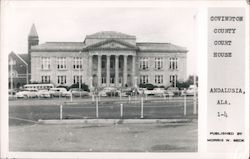 Covington County Court House Andalusia, AL Postcard Postcard Postcard