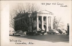 126 year old Courthouse, Wilcox Co., Camden Ala. Postcard