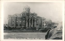 Fayette County Courthouse Postcard