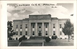 Lawrence County C.H. Moulton Ala. Courthouse Postcard