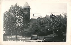 SAline County Courthouse Postcard