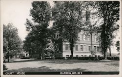 Courthouse BarroN, WI Postcard Postcard Postcard