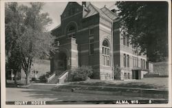 Buffalo County Court House Alma, WI Postcard Postcard Postcard