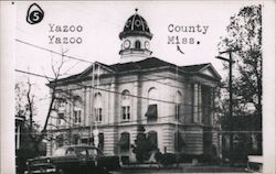 Yazoo County Miss. Courthouse Postcard