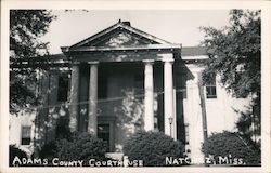 Adams County Court House Natchez, MS Postcard Postcard Postcard