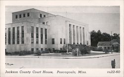 Jackson County Court House Pascagoula, MS Postcard Postcard Postcard