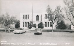 Dickens County Court House Texas Postcard Postcard Postcard