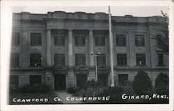 Crawford County Court House Girard, KS Postcard Postcard Postcard