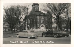 Court House Garnett, KS Postcard Postcard Postcard