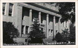 Montgomery County Court House Independence, KS Postcard Postcard Postcard