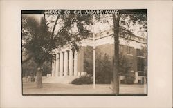 Meade County Courthouse Kansas Postcard Postcard Postcard