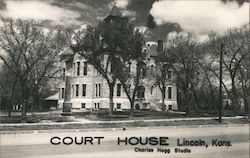 Courthouse Lincoln, Kans. Postcard