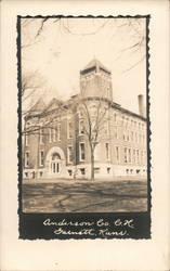 Anderson County Court House Garnett, KS Postcard Postcard Postcard