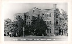 Archer County Courthouse Archer City, TX Postcard Postcard Postcard
