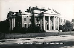 Courthouse Wheeler Co. Alamo, GA Postcard