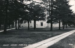 The Crawford County Courthouse Postcard