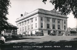 Fayette County Court House West Union, IA Postcard Postcard Postcard