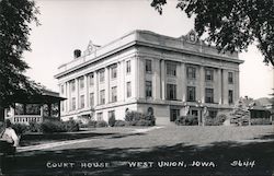 Fayette County Courthouse Postcard