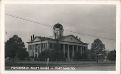 Jess County Courthouse Postcard