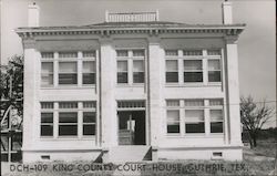 King County Court House Guthrie, TX Postcard Postcard Postcard