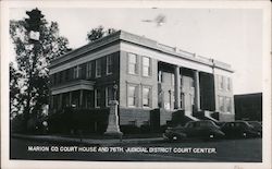 Marion Co. Court House and 76th Judicial District Court Center Jefferson, TX Postcard Postcard Postcard