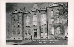 Walker County Court House, Huntsville, Texas Postcard Postcard Postcard