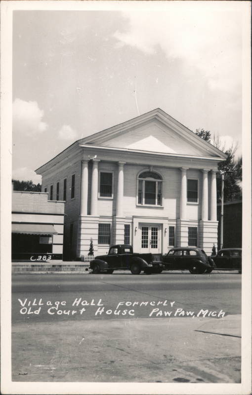 Village Hall Formerly Old Courthouse Paw Paw Michigan