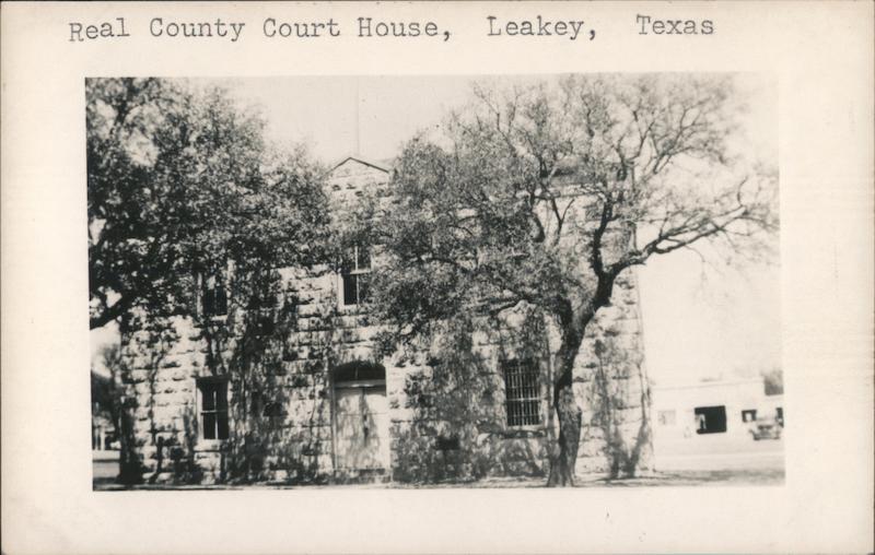 Real County Courthouse Leakey Texas