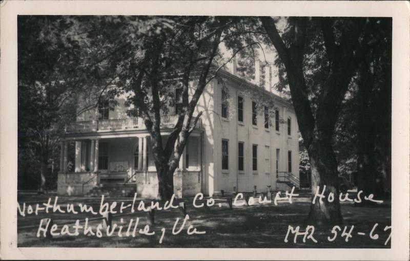 Northumberland County Courthouse Heathsville Virginia