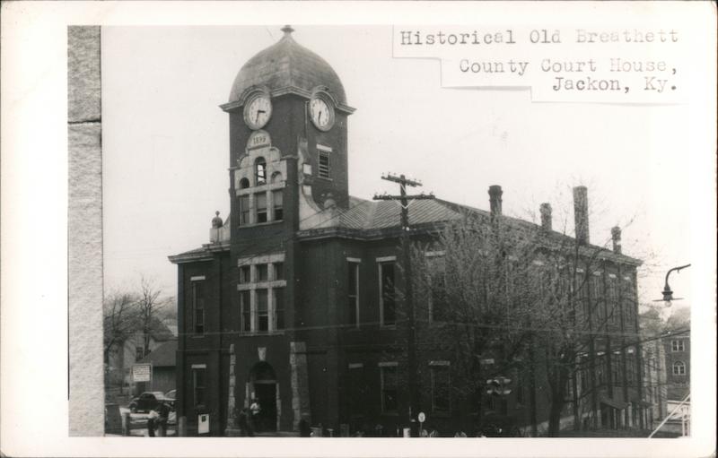 Historical Old Bresthett County Courthouse Jackson Kentucky