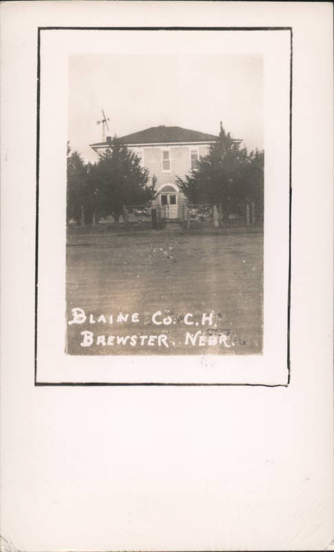 Blaine County Courthouse Brewster Nebraska