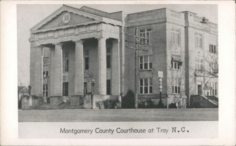 Montgomery County Courthouse Troy North Carolina