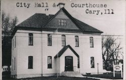McHenry City Hall and Courthouse Postcard