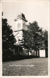 Alcona Co Courthouse Postcard
